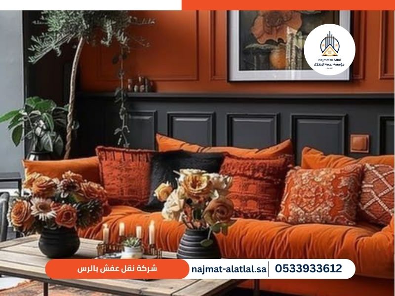 فريق نقل أثاث بالرس يُغلّف الأثاث — شركة نقل عفش بالرس نجمة الأطلال