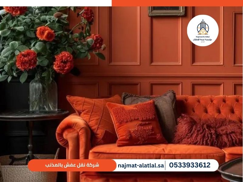 فريق نقل أثاث بالمذنب يُغلّف الأثاث بعناية — شركة نقل عفش بالمذنب نجمة الأطلال