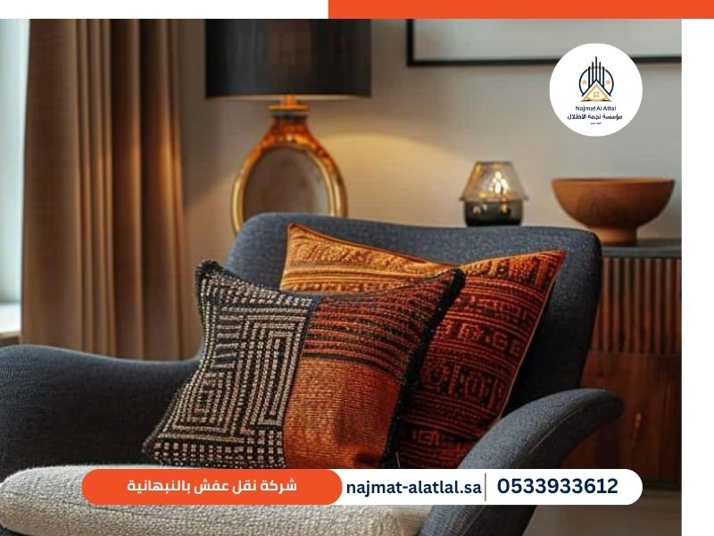 فريق نقل أثاث بالنبهانية يُغلّف الأثاث — شركة نقل عفش بالنبهانية نجمة الأطلال