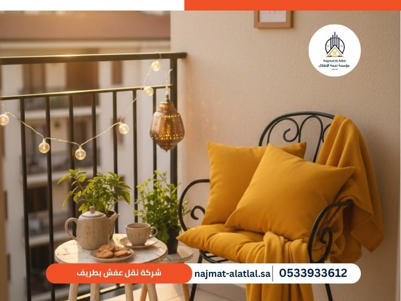 فريق نجمة الأطلال يُنفّذ خدمة شركة نقل عفش بطريف في أحد أحياء المدينة